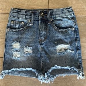 One Teaspoon kids denim skirt